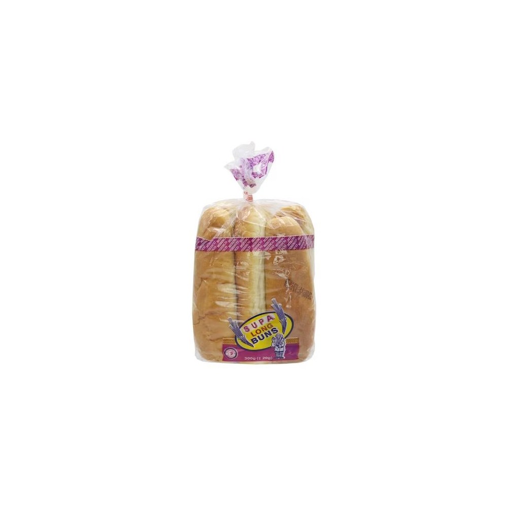 Supa Loaf Long Buns (6pc) Pack Supa Loaf Long Buns (6pc) Pack